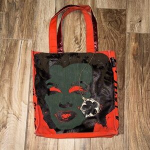 Andy Warhol x Loop Tote Handbag Canvas Marilyn Monroe Canvas Pop Culture